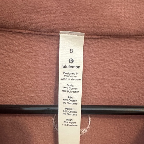Lululemon Athletica Pink Zip-Up Jacket - Picture 2 of 4